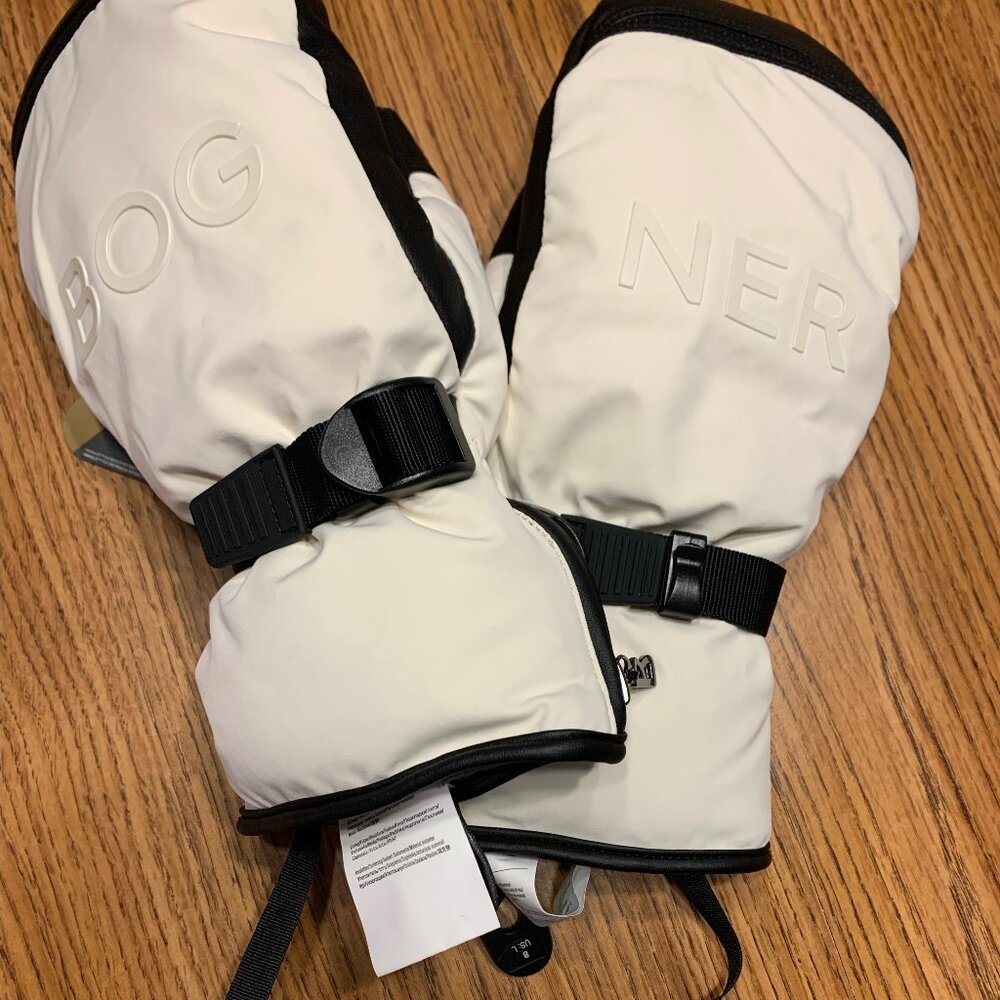 NWT $370 Ladies BOGNER Flora extreme weather ski mitten / gloves L large